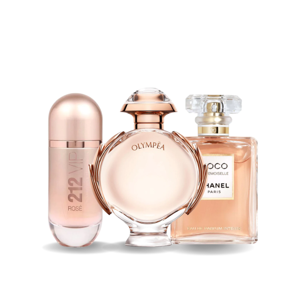 CUMPĂRĂ 1, PRIMEȘTI 3 - 212 VIP ROSÉ | OLYMPÉA | COCO MADEMOISELLE 100ml - OFERTĂ DOAR AZI